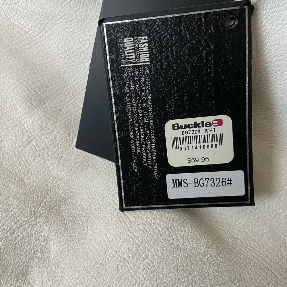 MMS Large White Tote (Bought from Buckle) - NEW - Picture 9 of 10